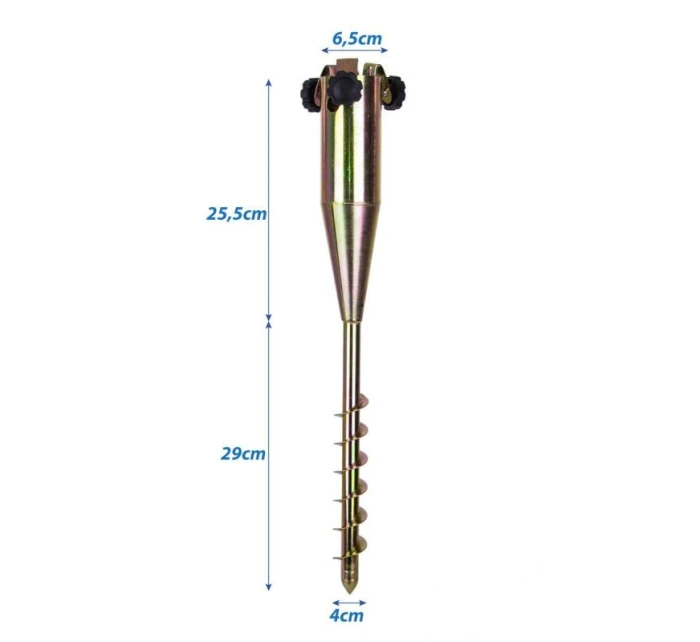 KOVOVÁ SKRUTKOVACIA ZÁKLADŇA DÁŽDNIKA 1032887