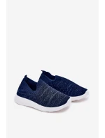 Dziecięce Wsuwane Buty Sportowe Granatowe Grinala Dziecięce Wsuwane Buty Sportowe Granatowe Grinala