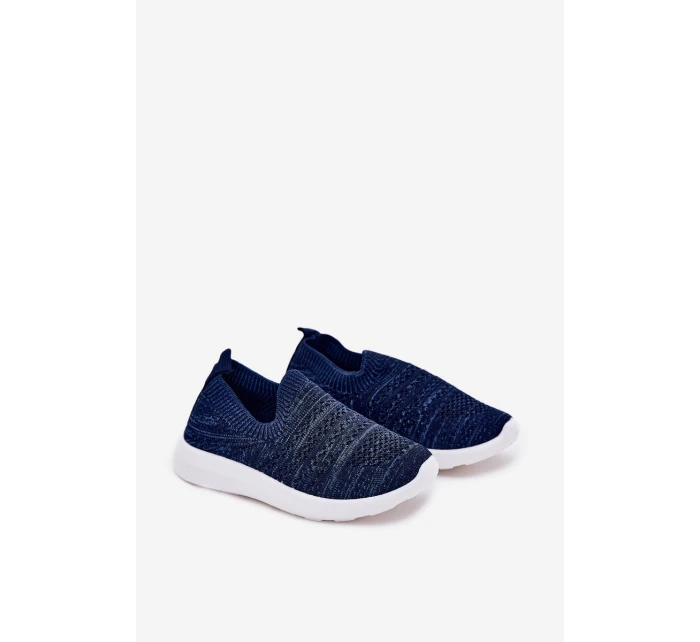 Dziecięce Wsuwane Buty Sportowe Granatowe Grinala Dziecięce Wsuwane Buty Sportowe Granatowe Grinala