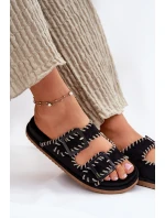 Dámské Pantofle S Přezkami A Dekorativním Černé model 21696576 - Boto Dámské Pantofle S Přezkami A Dekorativním Černé model 21696576 - Boto