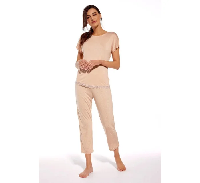 Dámske pyžamo KR 624/292 CYNTHIA béžová - Cornette