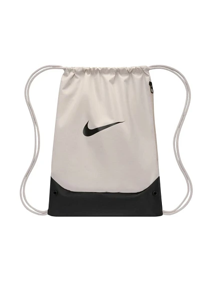 Taška na obuv Nike Brasilia svetlo šedá a čierna IB4409 072 Taška na obuv Nike Brasilia svetlo šedá a čierna IB4409 072