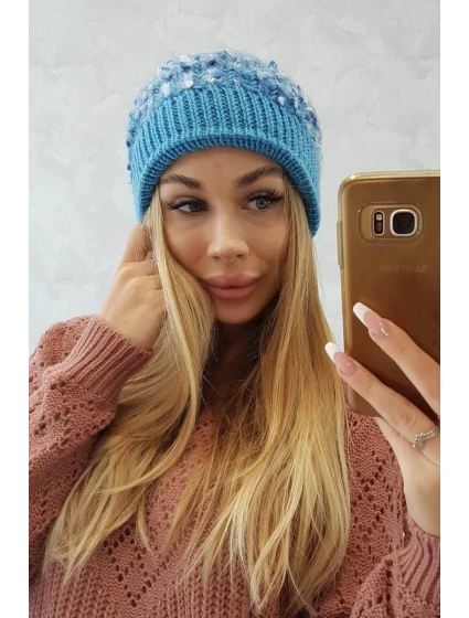 Bublinková čiapočka K219 modrá Bublinková čiapočka K219 modrá