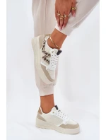 Dámské Sportovní Boty Na Platformě Leopardí Béžové model 21688963 - Boto