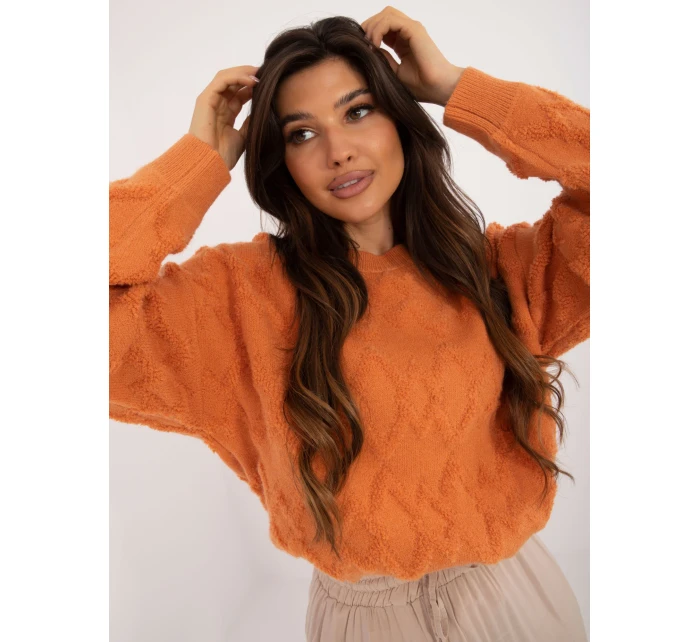 Sweter AT SW model 20459083 pomarańczowy - FPrice