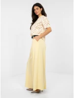 Nohavice IT SP 19963.32 svetložltá