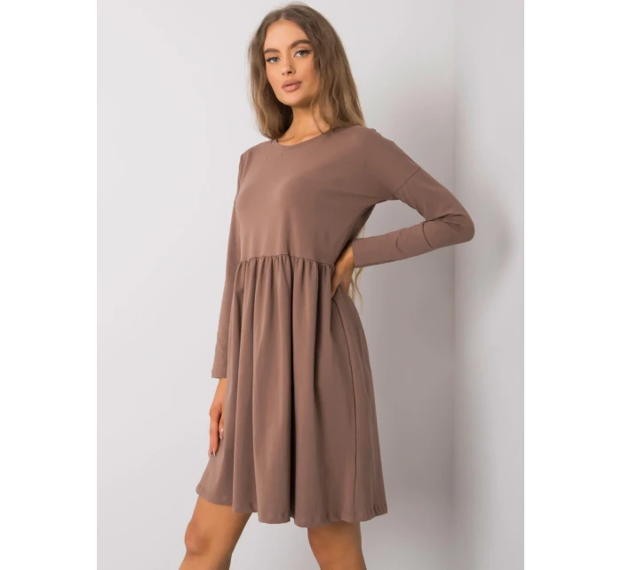 Šaty RV SK 5889.41P hnedá Šaty RV SK 5889.41P hnedá