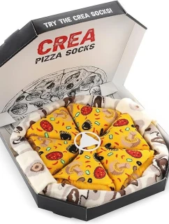 Pánske ponožky Pizza Multicolour - Crea Socks