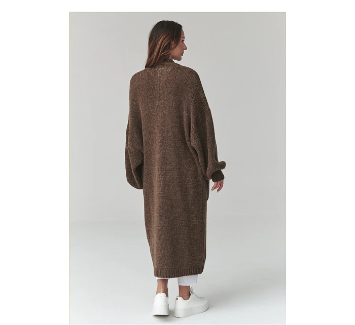 Zapínanie svetra model 226873 Makadamia