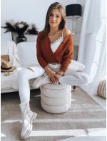 Dámsky sveter MINSTRAL červený FashionStreet MY1612 Dámsky sveter MINSTRAL červený FashionStreet MY1612