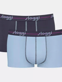 Pánske boxerky Start Hipster C2P box - UNKNOWN - modré V022 - SLOGGI