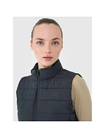 Dámska bunda bez rukávov 4F 4FWSS25TVJAF181-20S so syntetickou podšívkou