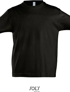 SOL'S Imperial Kids Dětské tričko z těžké bavlny model 22535042 black