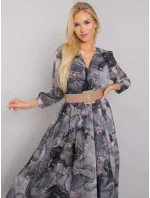 Sukienka LC SK 22K  szaro czarny model 21110847 - FPrice