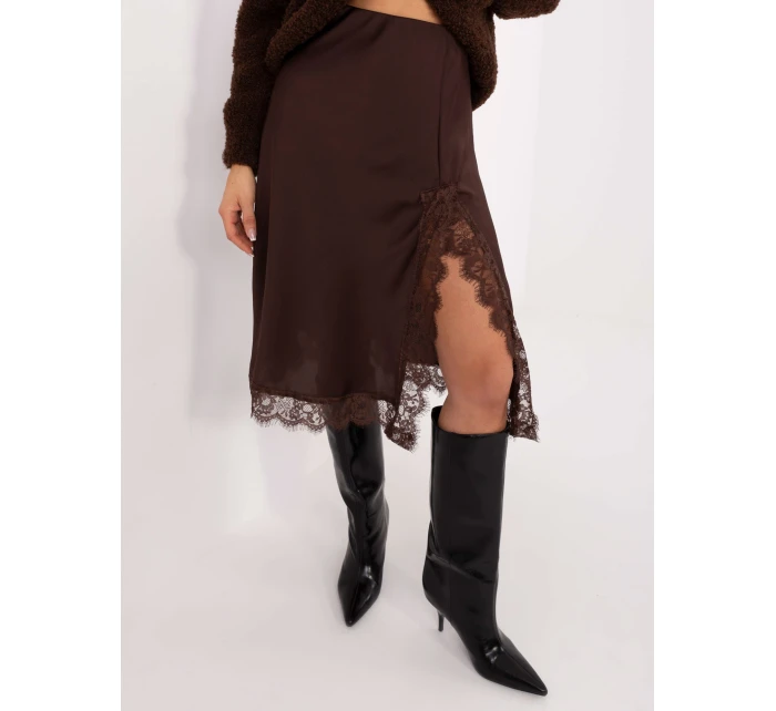 Sukňa MI SD 3275.57 hnedá