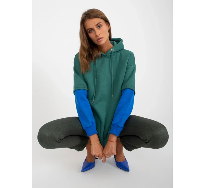 Mikina RV BL 8232.27X tmavo zelená