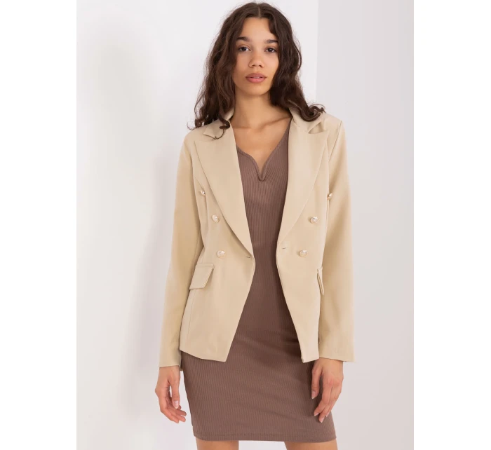 Żakiet TW ZT BI model 19018710 beżowy - FPrice Żakiet TW ZT BI model 19018710 beżowy - FPrice