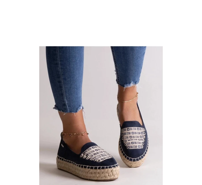 Espadrilky JJ274889 tmavomodré - Big Star