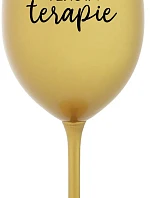 LIQUID THERAPY - zlatý pohár na víno 350 ml