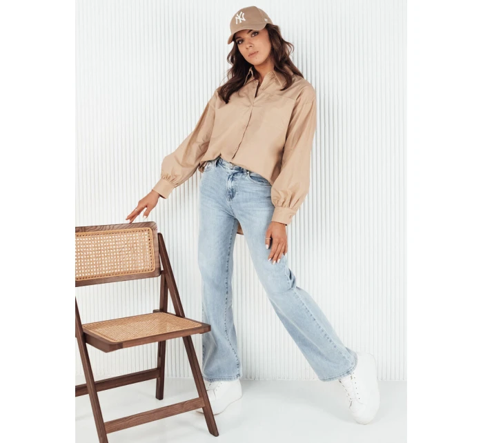 Dámská košile KLARA camel Dstreet model 21972587 - FashionStreet
