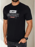 Pánské tričko s potiskem černé Dstreet model 21973763 - FashionStreet