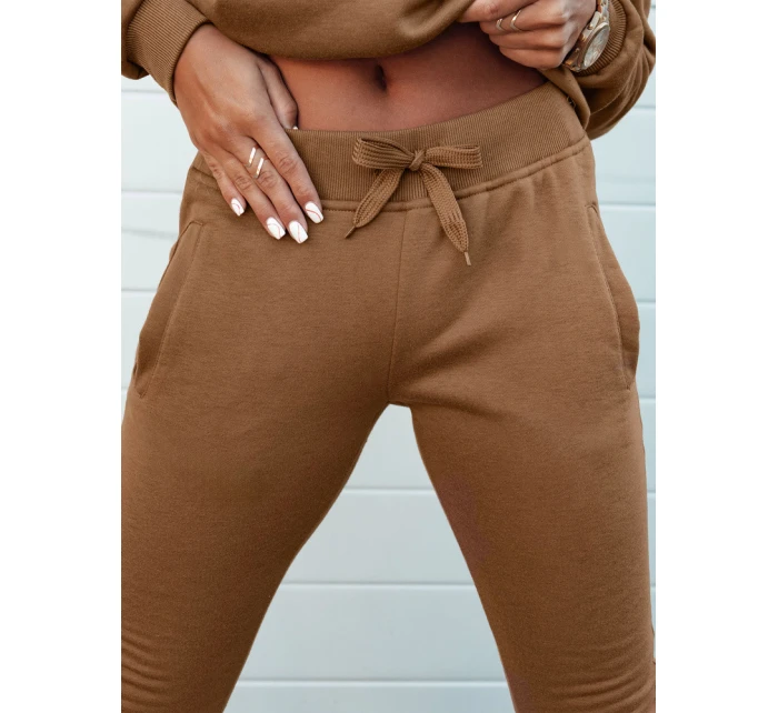 Dámske tepláky FITS hnedé FashionStreet UY2146 Dámske tepláky FITS hnedé FashionStreet UY2146