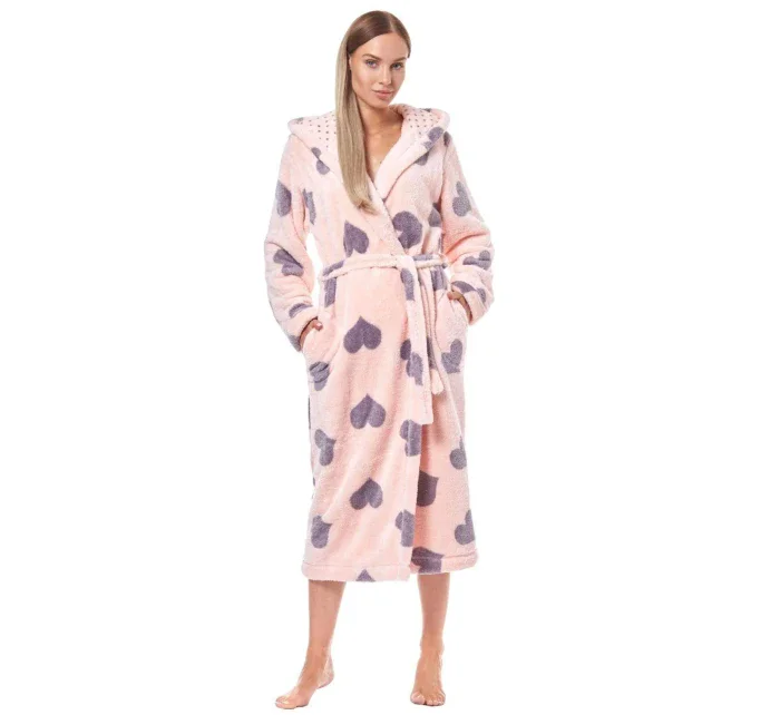 Dámsky župan Kola long pink - L&L Dámsky župan Kola long pink - L&L