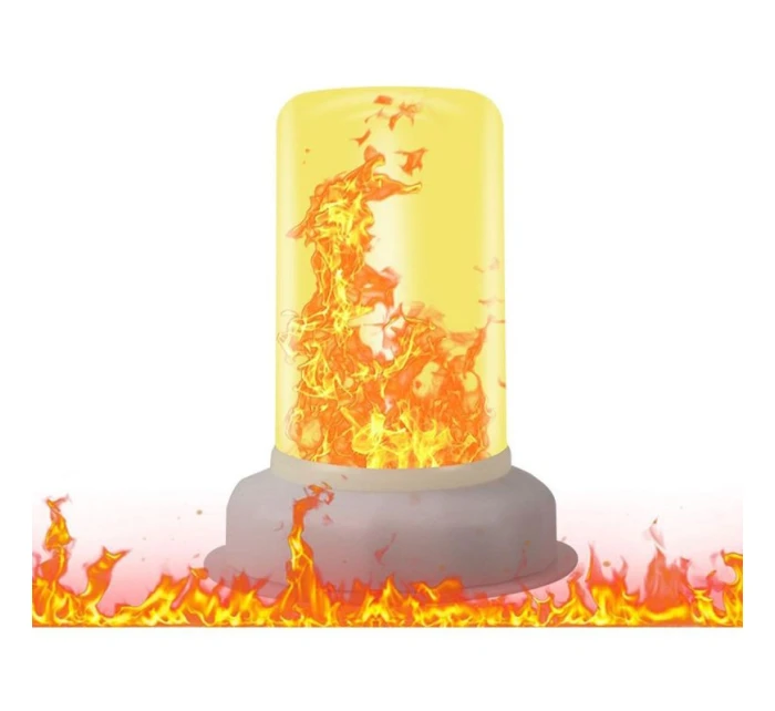 LED sviečka s efektom plameňa 7,5x9,5 cm