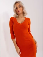 Sukienka RV SK model 18781165 ciemny pomarańczowy - FPrice