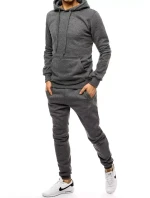 Pánské tmavě šedé tepláky model 21962996 - Dstreet