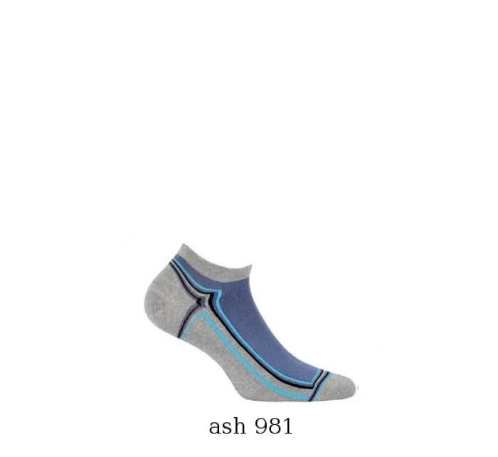 Pánske členkové ponožky Wola Sportive W91.1N3 Ag + vzor