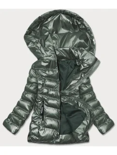 Zelená prošívaná bunda pro přechodné období model 17144767 - S'WEST