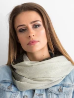 Dámsky tunelový šál AT KM BF48021.31P šedá čierna