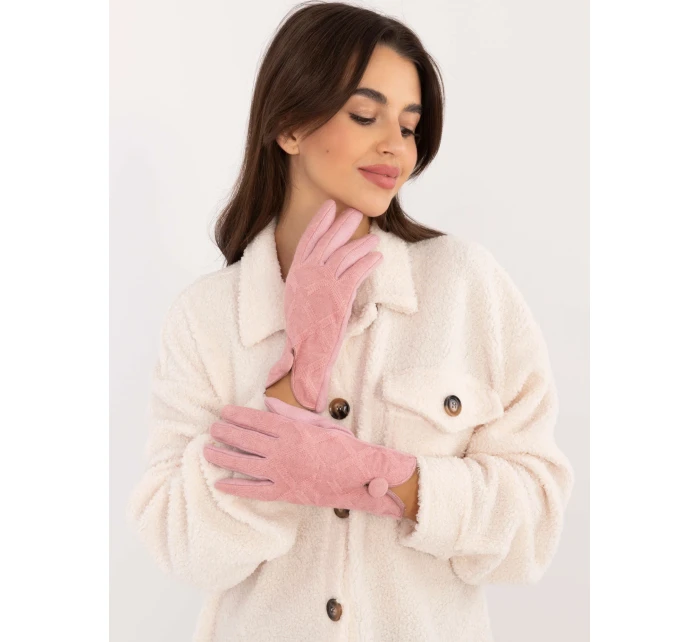 Rukavice AT RK model 20527623 světle růžové - FPrice