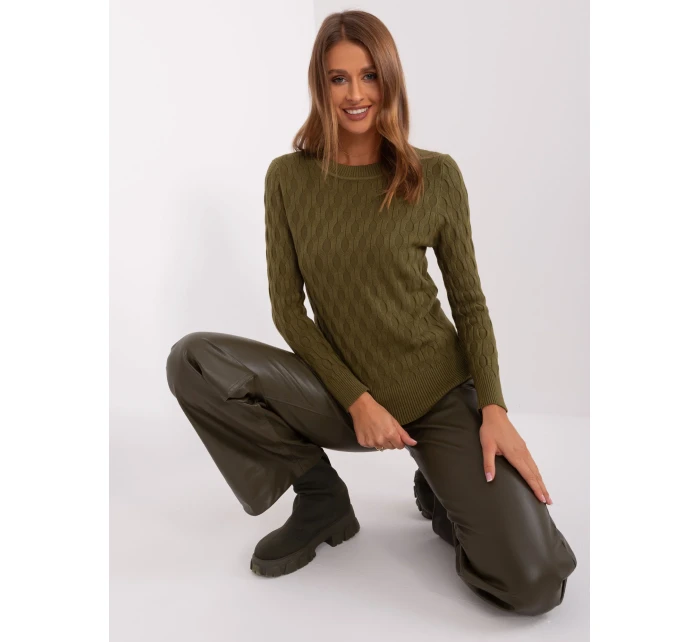 Sweter AT SW  khaki model 18987580 - FPrice