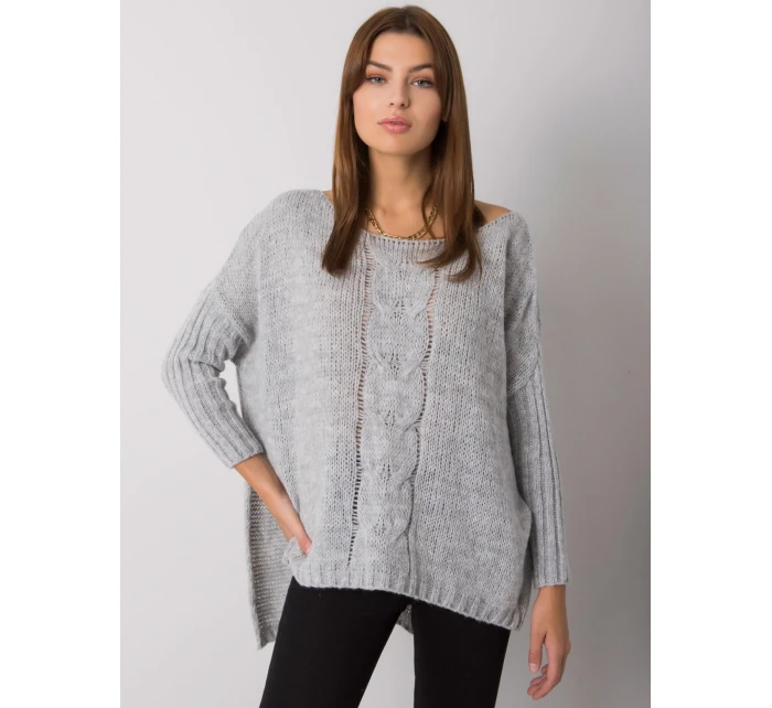 Dámsky sveter TW SW BI 559.45 sivý
