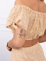 Vyšívaná súprava béžová