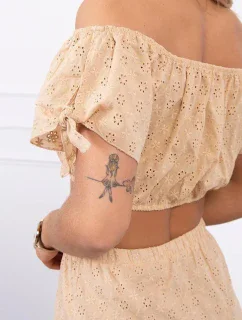 Vyšívaná súprava béžová