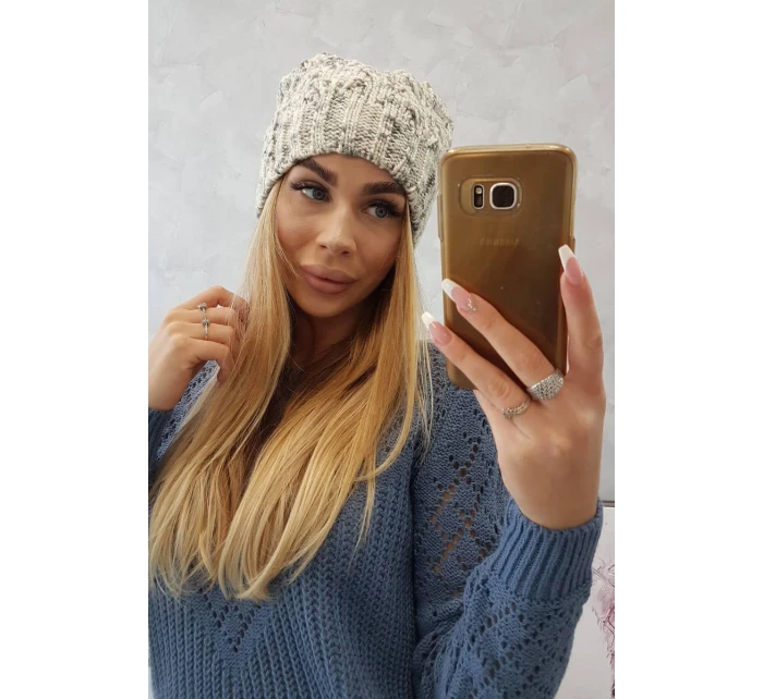 Fleecová čepice model 18750845 - K-Fashion Fleecová čepice model 18750845 - K-Fashion