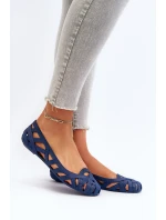 Dámské gumové baleríny tmavě modré model 21652118 - Boto