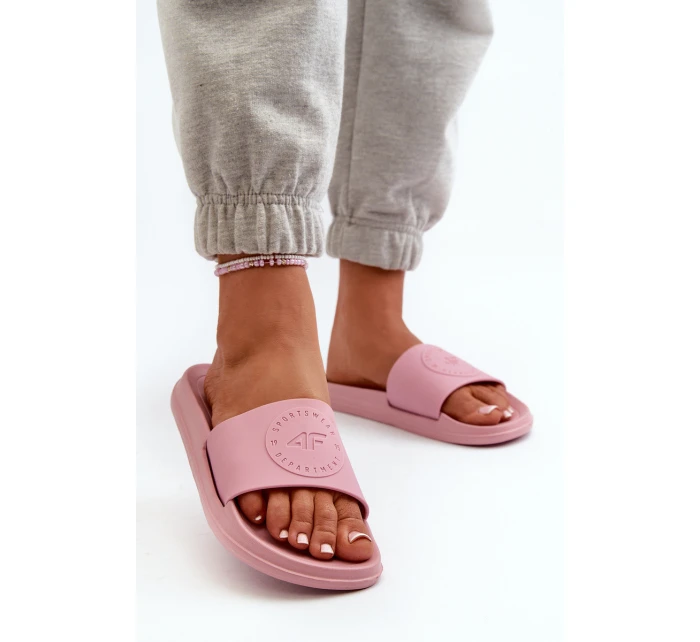 Damskie Klapki 4FMM00FFLIF045-56S Różowe Damskie Klapki 4FMM00FFLIF045-56S Różowe