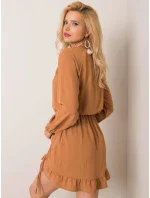 Šaty 111 SK 06071.09 svetlohnedé