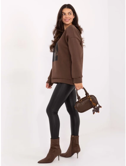 Mikina MI BL 4216 1.82 hnedá Mikina MI BL 4216 1.82 hnedá