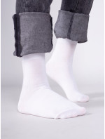 Yoclub Chlapčenské hladké biele ponožky 6-pack SKA-0056C-0100-002 White