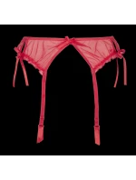 Podväzkový pás Plus Size V-8742 červená - Axami