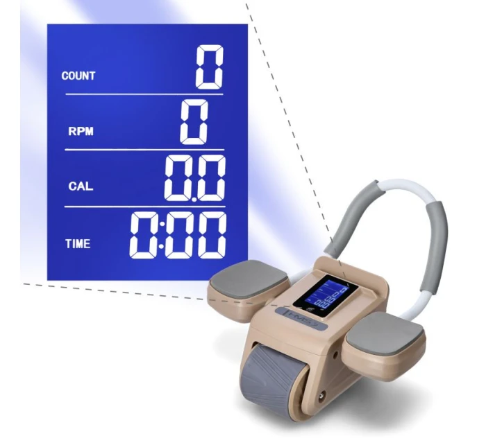 KA08 automatické koliesko na cvičenie brušných svalov s LCD displejom a nabíjaním HMS KA08 automatické koliesko na cvičenie brušných svalov s LCD displejom a nabíjaním HMS