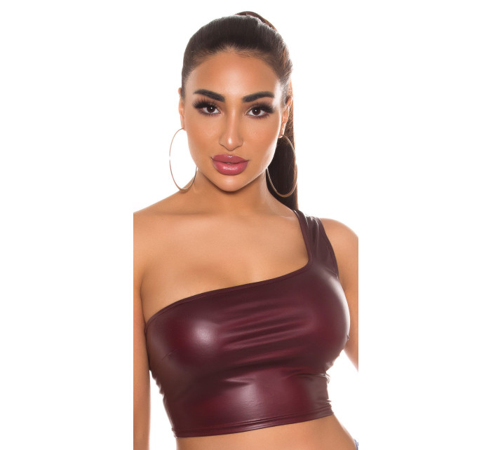 Sexy Koucla One-Shoulder Cropped Top