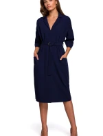 Denné šaty S230 tmavomodré - Stylove