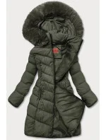 ZIMOWA KURTKA Z KAPTUREM KHAKI model 21244567 - YES!PINK ZIMOWA KURTKA Z KAPTUREM KHAKI model 21244567 - YES!PINK