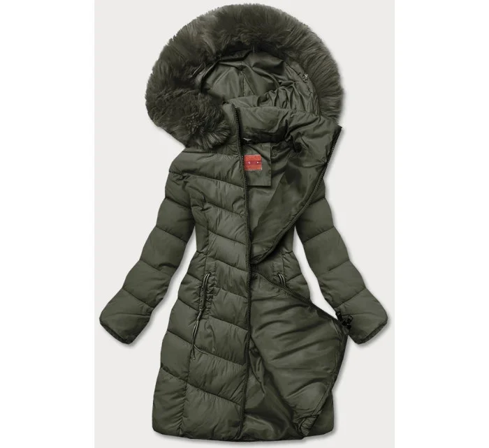 ZIMOWA KURTKA Z KAPTUREM KHAKI model 21244567 - YES!PINK ZIMOWA KURTKA Z KAPTUREM KHAKI model 21244567 - YES!PINK